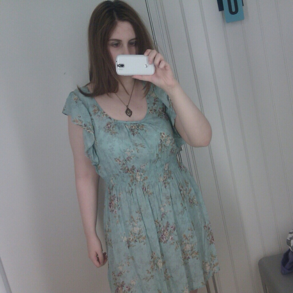 Floral Ruffle Sleeve Sundress - Picture 8 of 8